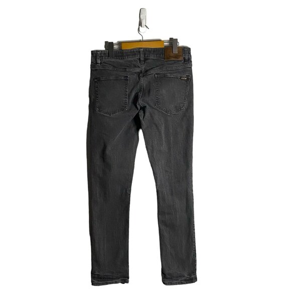 Volcom Men's Gray Vorta Slim Straight Denim Jeans - Picture 9 of 9